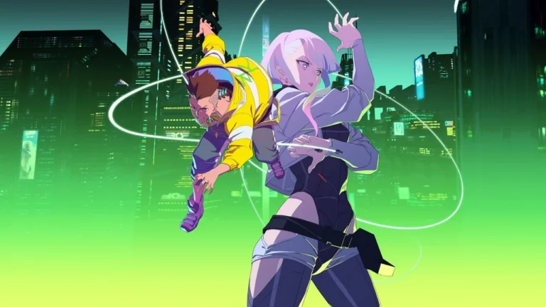 Cyberpunk: Edgerunners dizisinden sahne 2