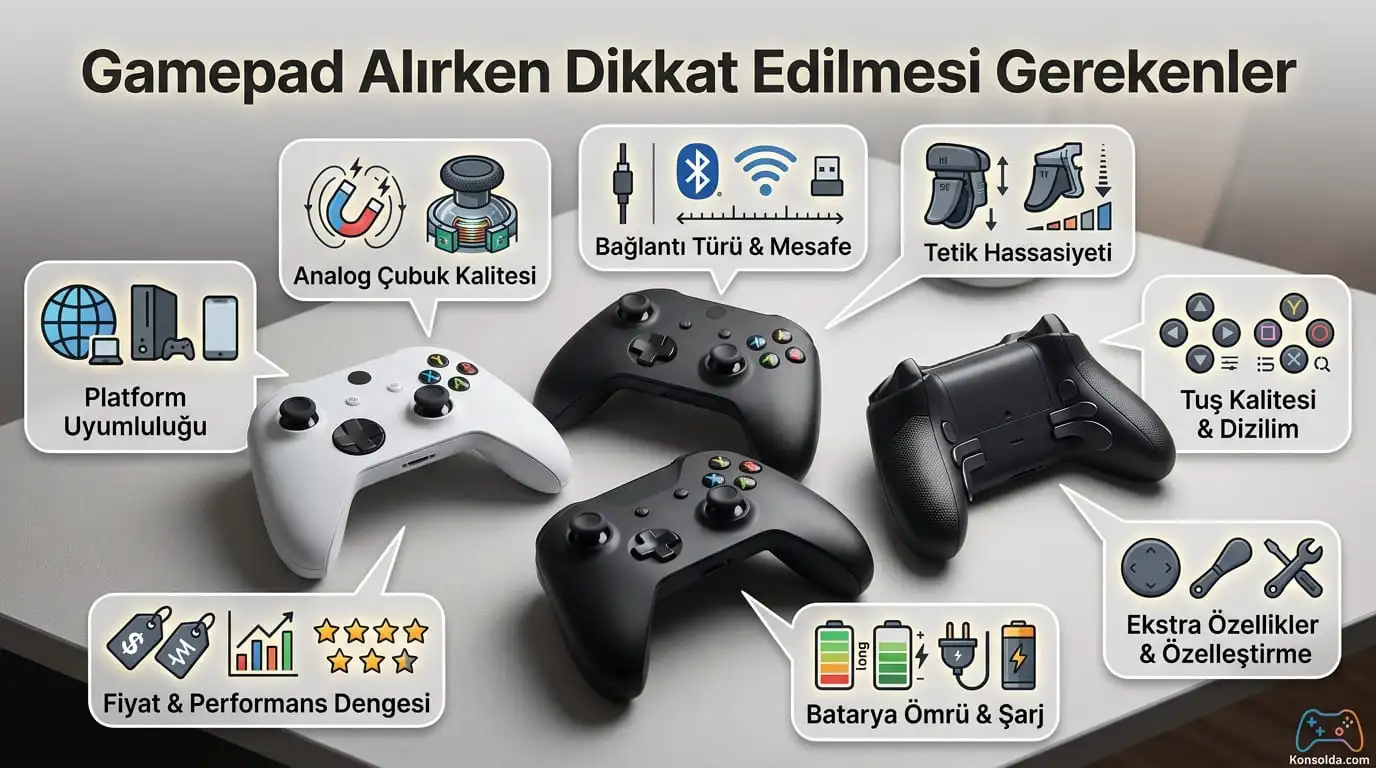 GamePad alırken nelere dikkat edilmeli