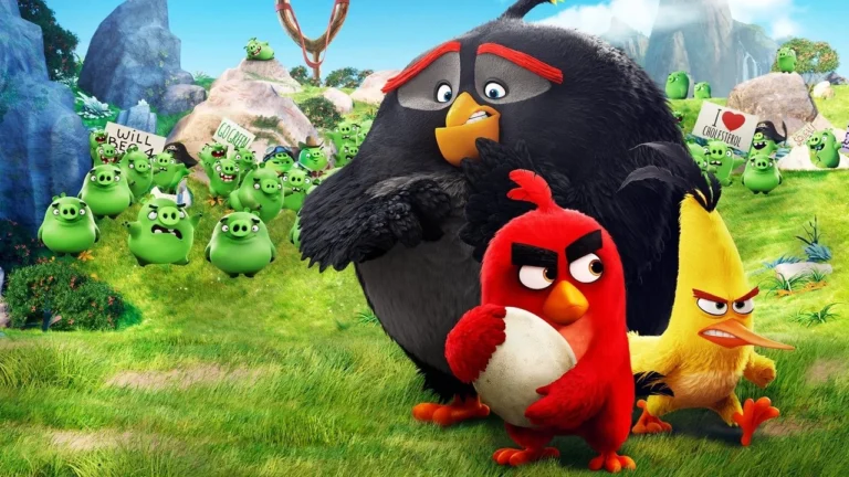 The Angry Birds Movie filminden sahne 2