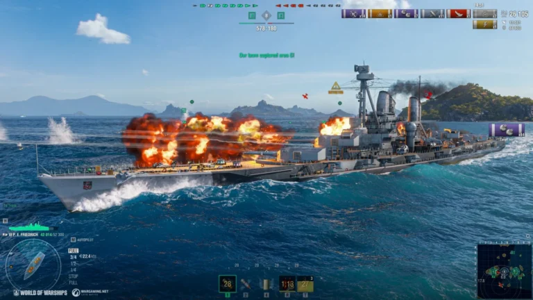 World of Warships oyun içi görüntü 1